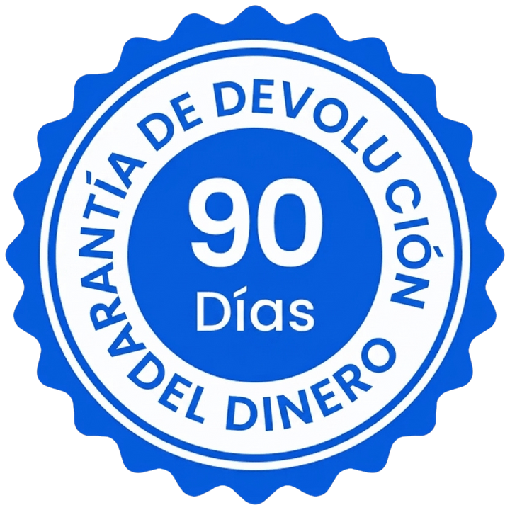 Garantía de devolución de dinero de 90 días